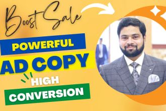 write engaging ad copy, converting sale copy that gets sale