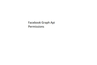help you to get facebook graph apis advance permissions