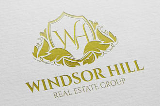 design incredible beautiful real estate logo with