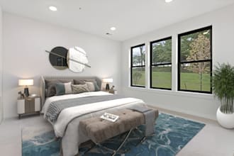 virtually stage empty spaces into stunning dream homes