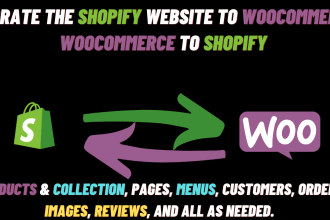 migrate wordpress to shopify and shopify to wordpress