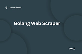 scrape data from websites using go
