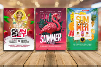 design professional party and brochures for any event flyer