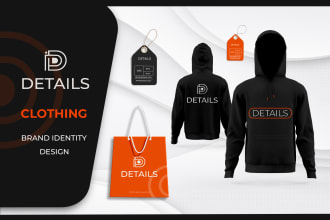 design luxury an urban clothing branding kit identity street logo