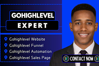 build high converting gohighlevel funnels, landing page and gohighlevel vapi