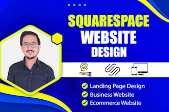 build squarespace website design or redesign, website development