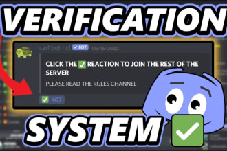 create a custom discord verify bot