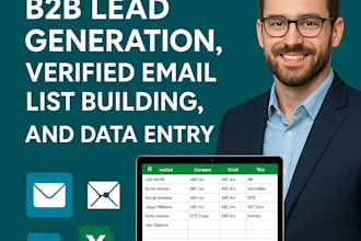 do targeted b2b lead generation and fast data entry