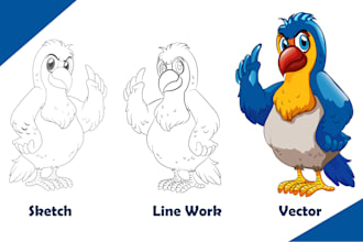 do sketch to vector, image to vector, vector tracing