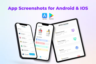 do clean app screenshots for google play and apple app store