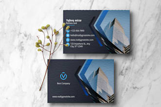 create a unique business card and letterhead pad