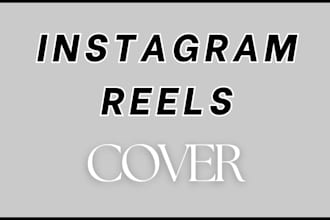 design eye catching reels cover for instagram