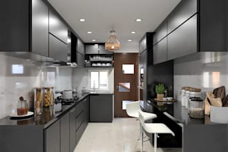 kitchen 3d model and rendering with high quality