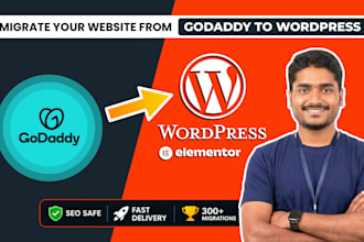 do expert godaddy to wordpress migration