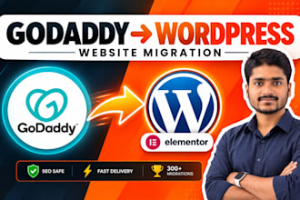 do expert godaddy to wordpress migration