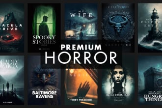 craft premium horror, thriller, and mystery book covers