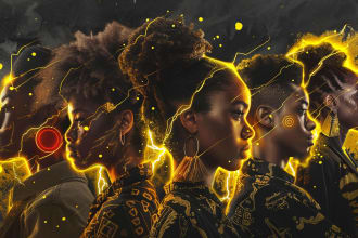 create african american image, ai art using midjourney ai