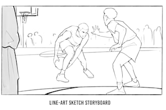 Top 10!  draw storyboard art for any kind of your projects