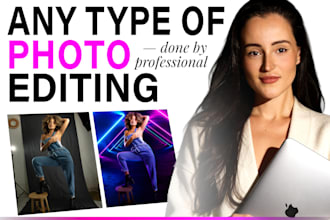 do any photo editing, photoshop and ai image editing