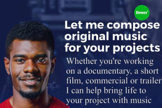 compose epic cinematic or african music for your project
