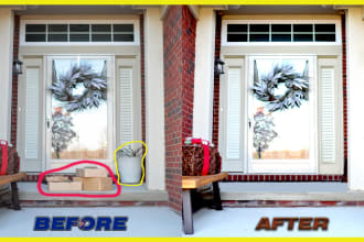 professional photo editing add or remove objects