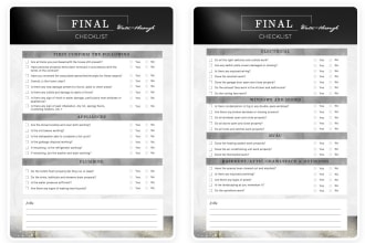 send you a buyers final walk through checklist template for agents
