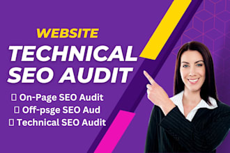 do website technical SEO audit and competitor analysis