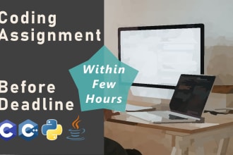 do your urgent c cpp java python coding assignment
