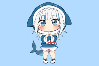 draw cute chibi anime style for you