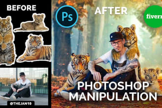 do photo manipulation and photoshop editing