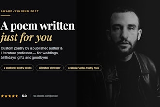 write a professional poem and edit your own