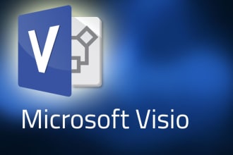 do organizational, network, flow diagrams on ms visio