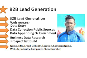 do b2b lead generation for any industry, linkedin lead gen