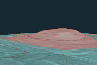 calculate volume with point cloud, dwg, dxf mesh data