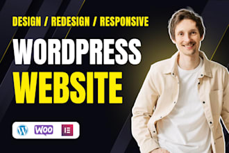 build a wordpress website for plumbing, hvac, roofing and cleaning businesses