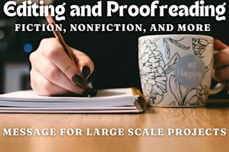 proofread and copyedit dnd, fiction, and nonfiction content