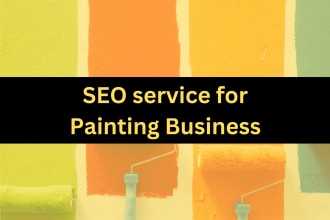 provide monthly local SEO service with gbp optimization for painting businesses