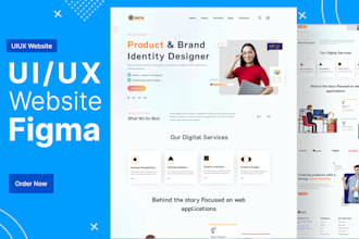 do figma design, figma website design, website ui ux