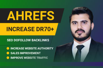 increase ahrefs domain rating DR authority SEO backlinks