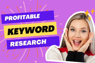 do low competitive website niche and keyword research with semrush