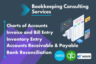 do UK accountant  quickbooks cleanup, xero, wave accounting