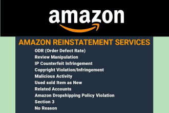 write amazon account suspension reinstatement appeal letter