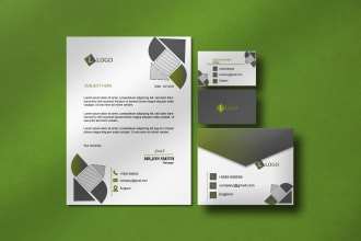 design professional business card or stationary items