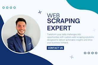 do web scraping, data mining in python from any website