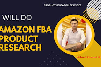 do amazon fba product research
