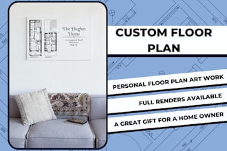 create a decorative floor plan