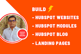 design and develop editable hubspot websites and blogs