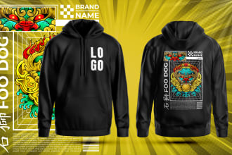 design custom streetwear clothing merch graphic t shirt and hoodie