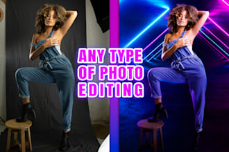 do any photo editing, photoshop manipulation, image editing