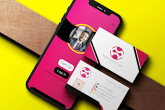 create clickable digital business card design or physical card